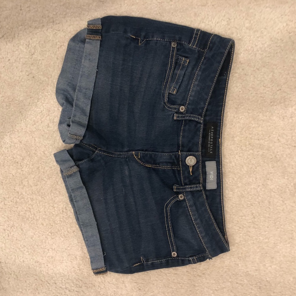 Aeropostale Midi Jean Shorts